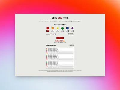 Easy DnD Rolls